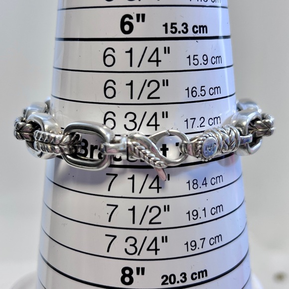 Jai John Hardy Textured Bracelet Sterling Silver 925 - Picture 8 of 9